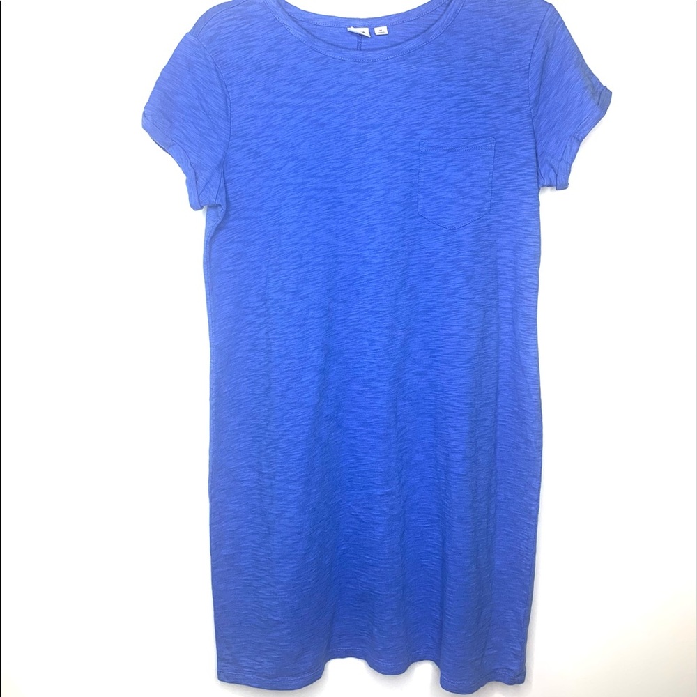 GAP Blue Pocket T-Shirt Dress